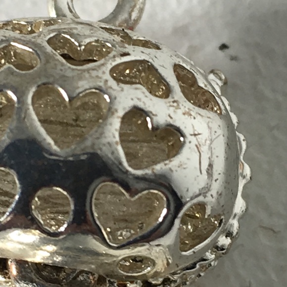 Cute Owl 🦉 Pink Clear Rhinestone Owl Heart Pendant - Picture 4 of 8